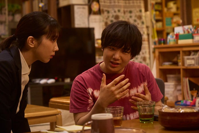 松本穂香、寺田心「タツキ先生は甘すぎる!」第1話(C)日本テレビ