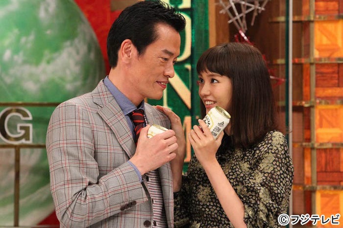 遠藤憲一、桐谷美玲(C)フジテレビ