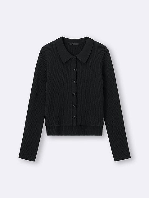 GUの2ピースリブニットポロシャツ