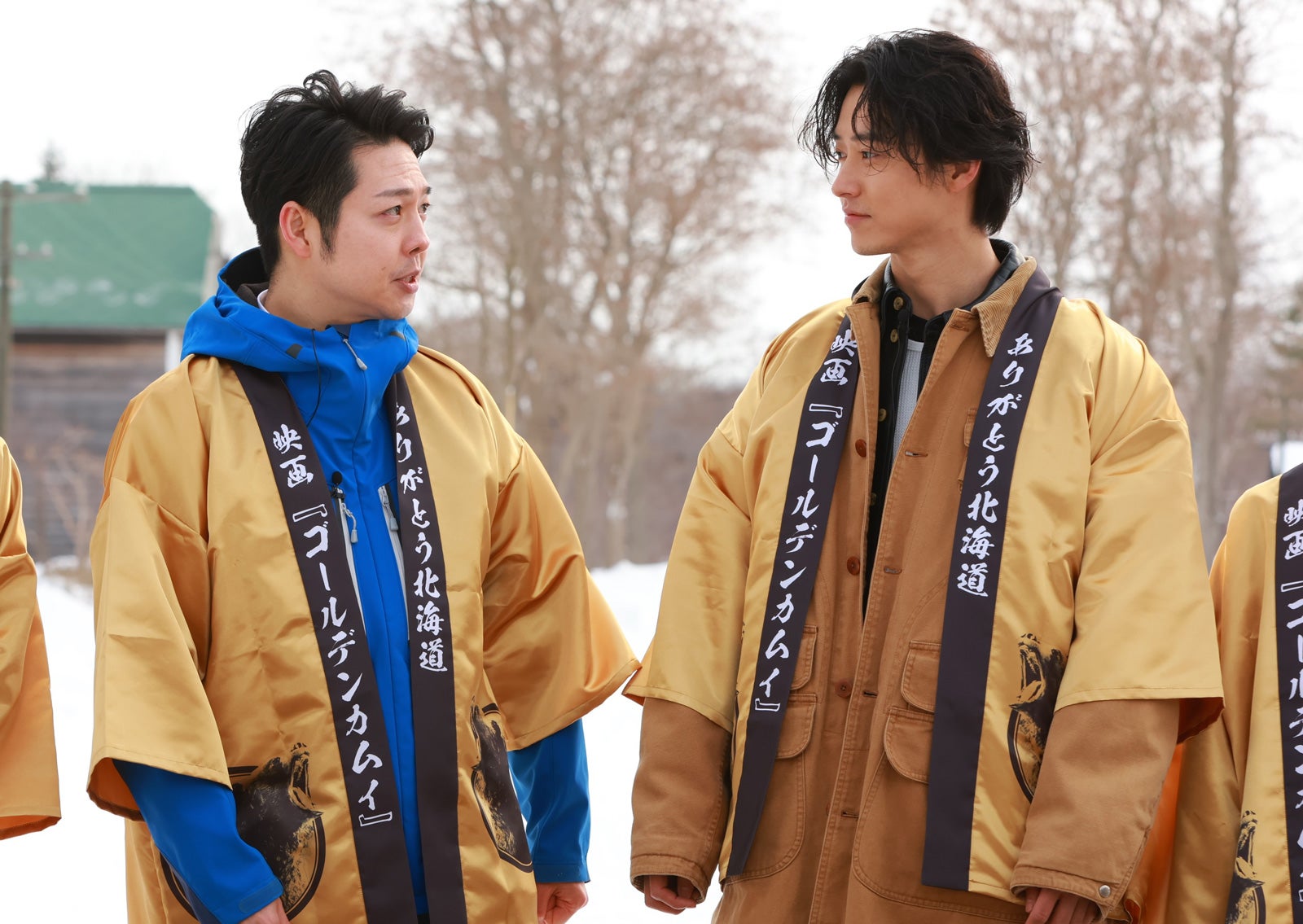 鈴木直道知事、山崎賢人（C）野田サトル／集英社（C）2024映画「ゴールデンカムイ」製作委員会