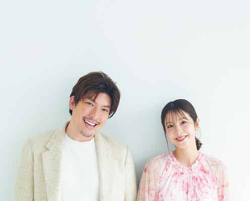第1子妊娠中の本郷杏奈、ふっくらお腹披露 EXITりんたろー。と夫婦初共演でバックハグ