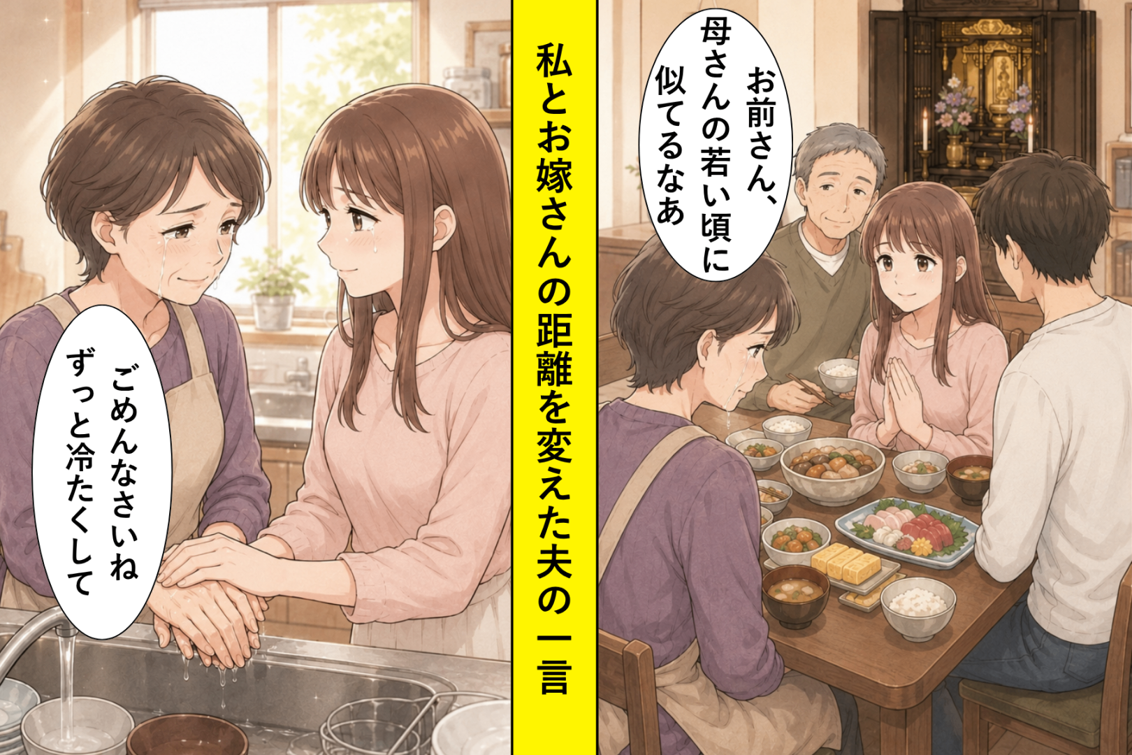 35年抱えてきた姑への記憶。夫の素朴なひとことが、私とお嫁さんの距離を変えた