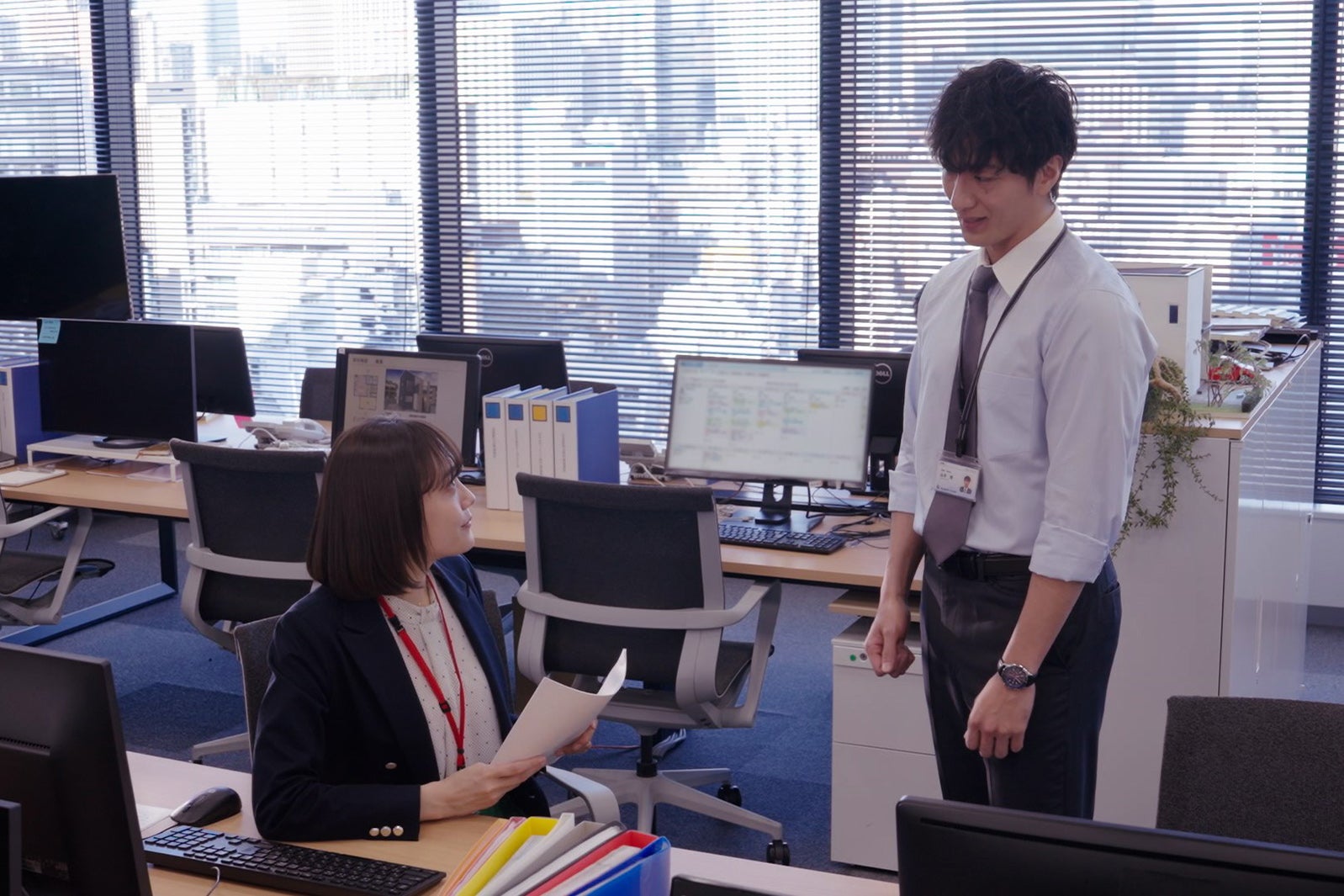 松井愛莉、大貫勇輔「子宮恋愛」第8話（C）ytv