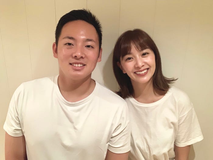 松井裕樹投手、石橋杏奈(画像提供:所属事務所)