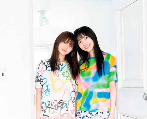 日向坂46・4期生小西夏菜実&山下葉留花、ハッピーオーラ全開“頭コツン”の仲良しショット<独占カットあり>