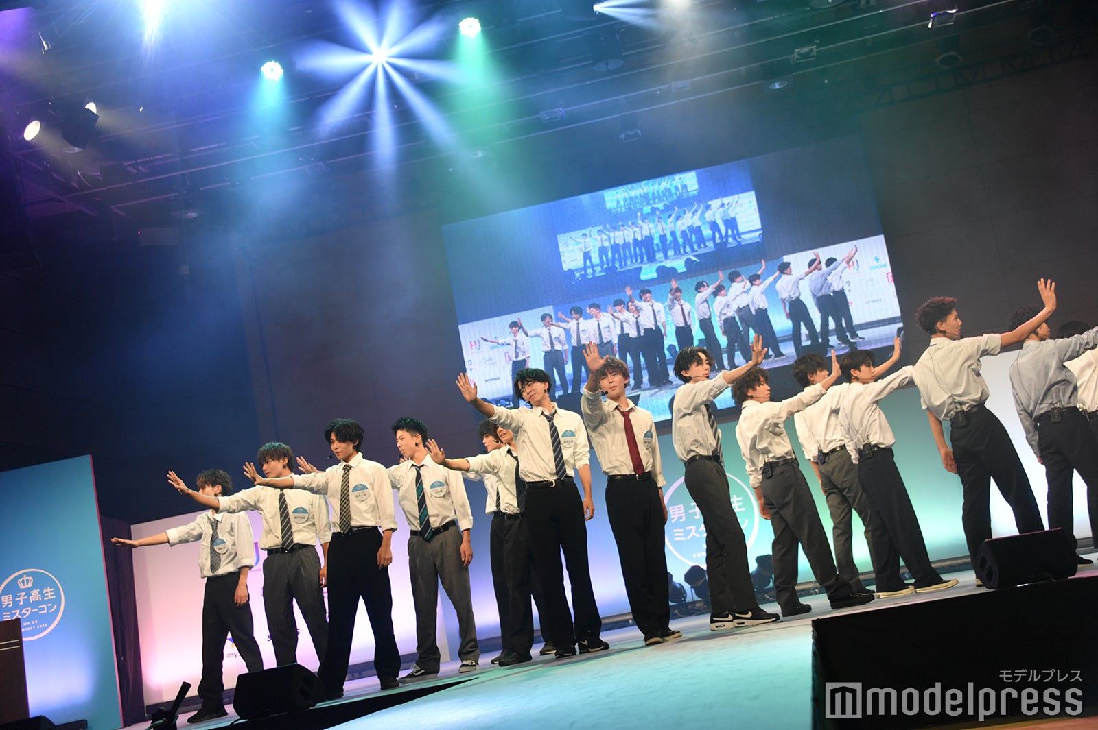 「男子高生ミスターコン2022」ファイナル審査の様子（C）モデルプレス