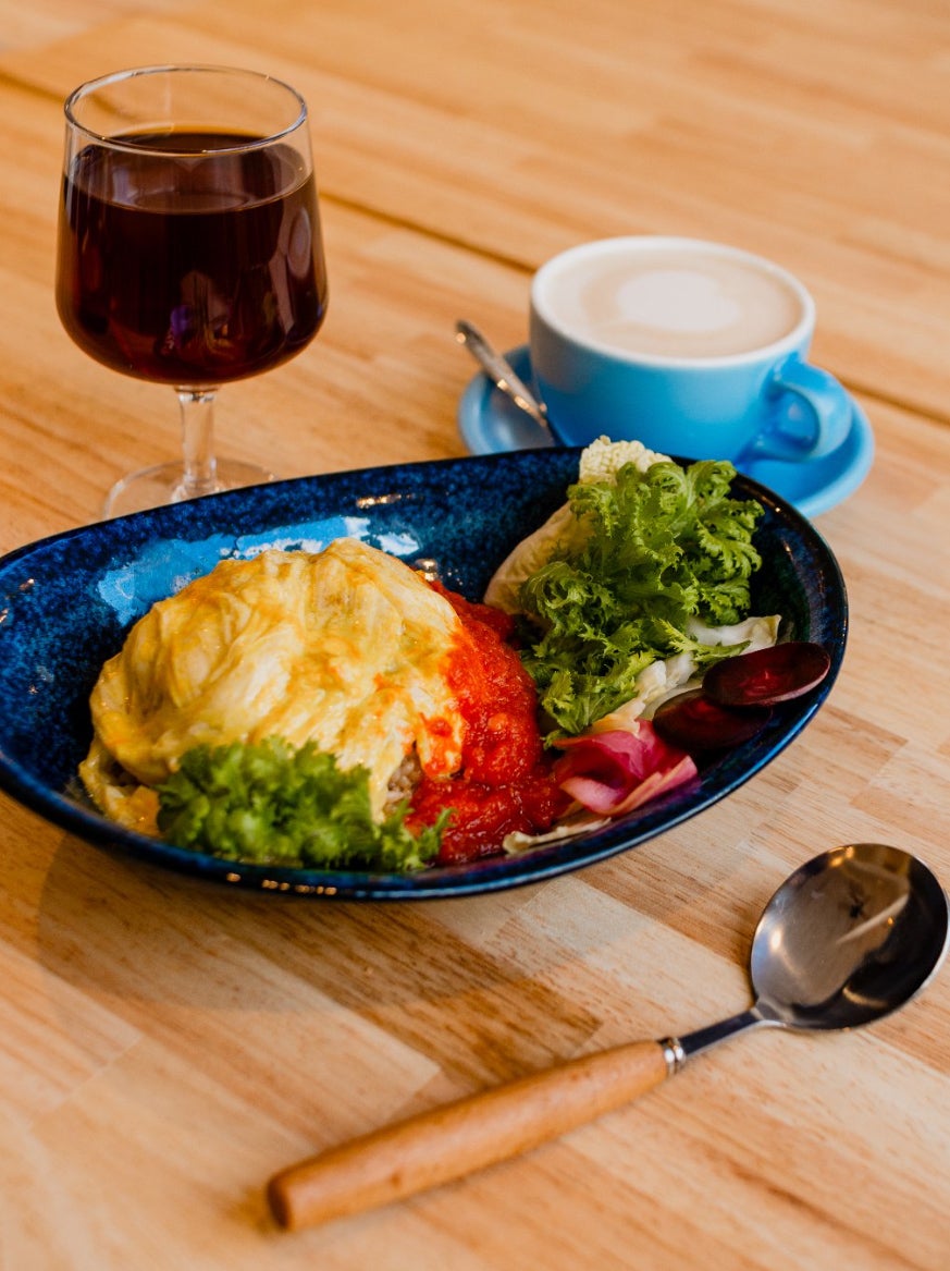 有機平飼い卵のふわとろオムライス1480円／提供画像