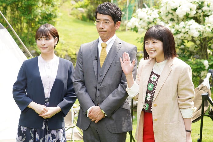 北乃きい、野間口徹、今田美桜/「悪女(わる)~働くのがカッコ悪いなんて誰が言った?~」第7話より(C)日本テレビ