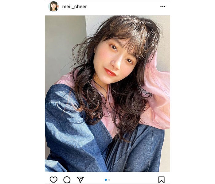 福田愛依 巻き髪デニムコーデが大人カワイイ モデルプレス 福田愛依 巻き髪デニムコーデが大人カワイイ モデルプレス