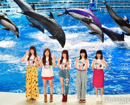 Little Glee Monster、イルカショーとコラボパフォーマンス 圧倒的迫力に興奮止まらない
