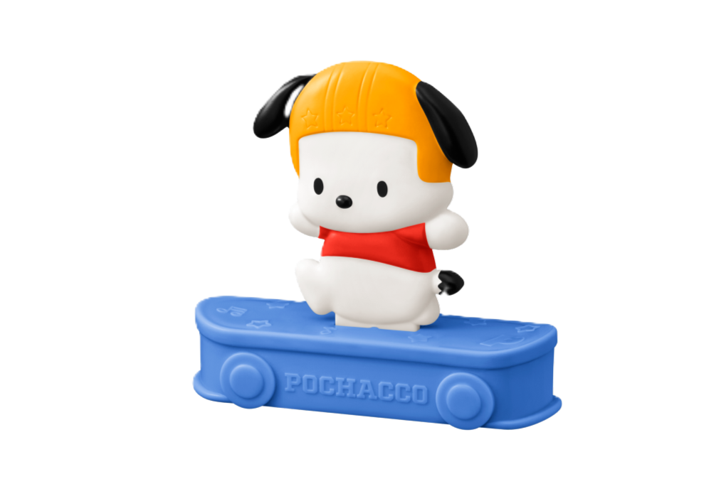 06【第2弾】ポチャッコ　スケボーフィギュア