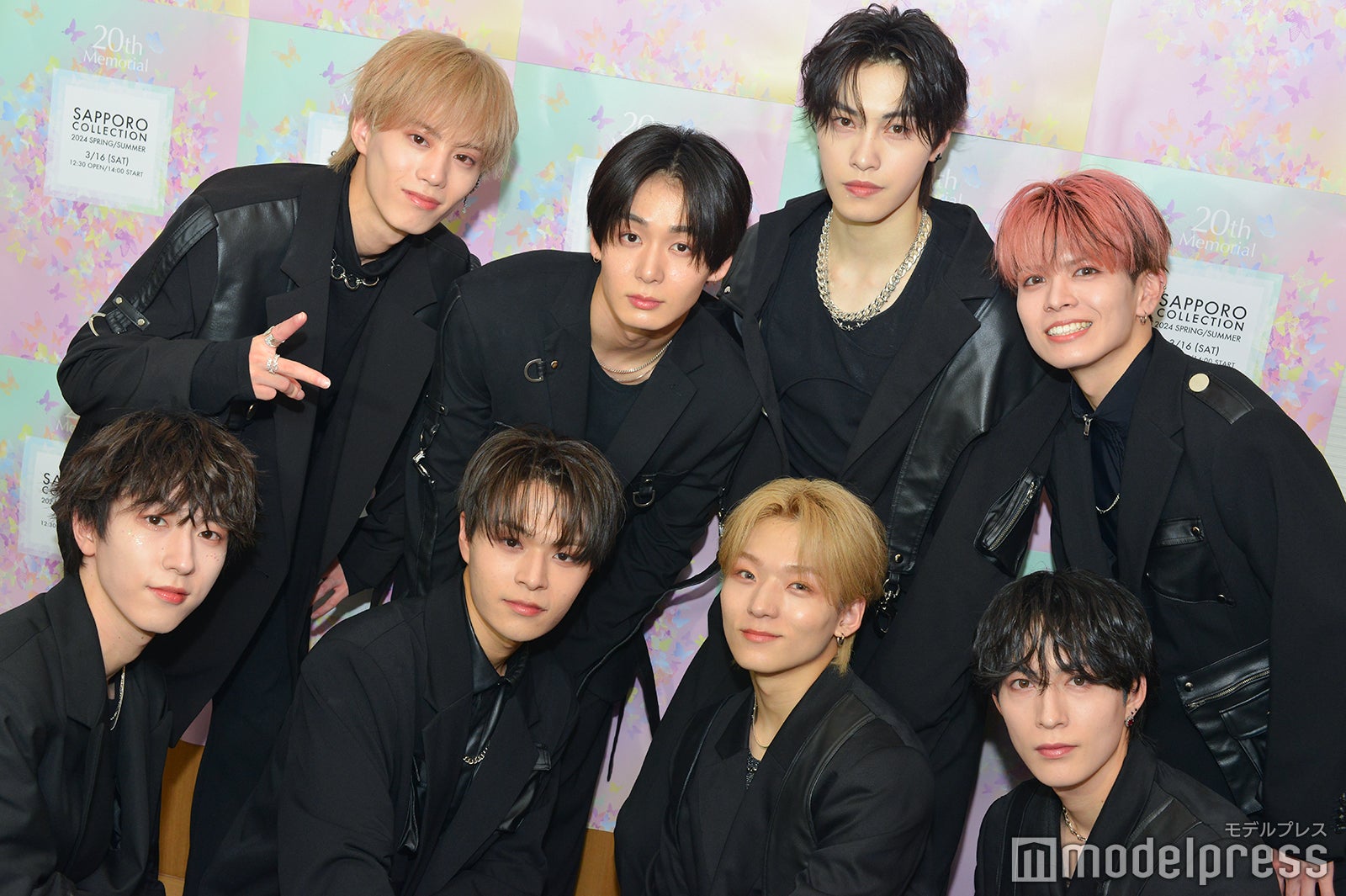 OCTPATH（左上から時計回りに）小堀柊、太田駿静、西島蓮汰、栗田航兵、高橋わたる、古瀬直輝、海帆、四谷真佑（C）モデルプレス