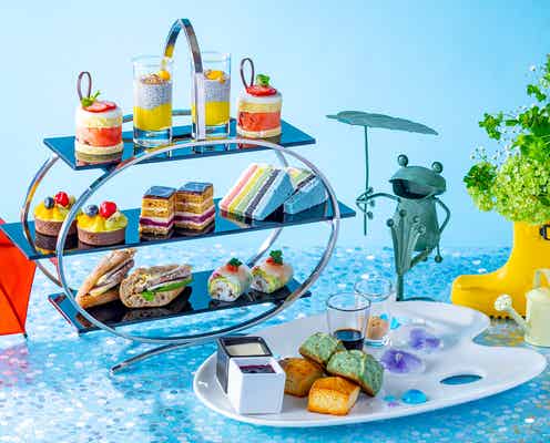 ヒルトン名古屋で“夏の雨上がりの日”イメージのアフタヌーンティー カラフルな夏色スイーツずらり