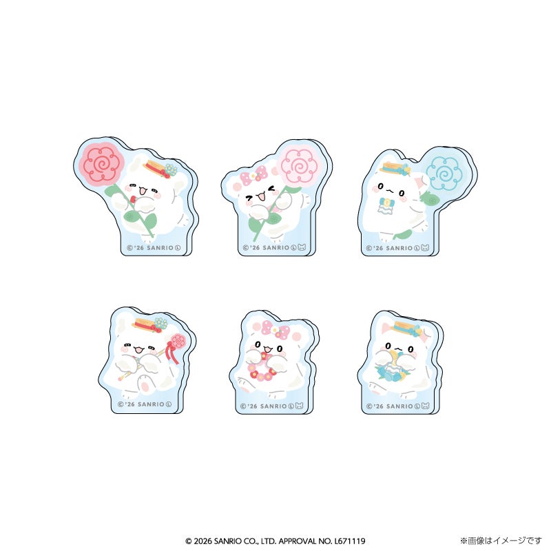「アクリルミニフィギュア(ランダム6種)」税込・各990円(C)2026 SANRIO CO., LTD. APPROVAL NO. L671119