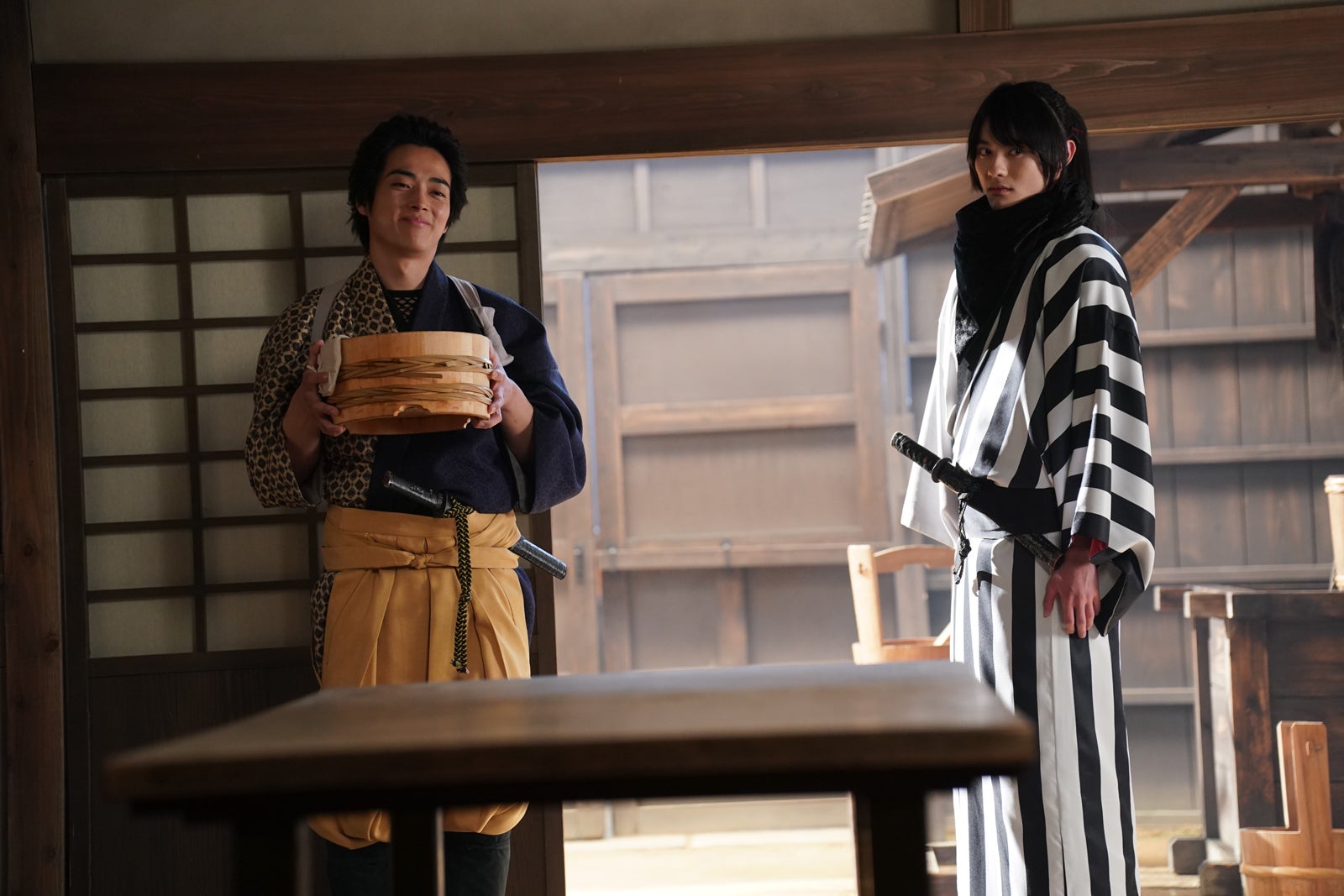 羽谷勝太、前田拳太郎「君とゆきて咲く～新選組青春録～」第16話より（C）テレビ朝日