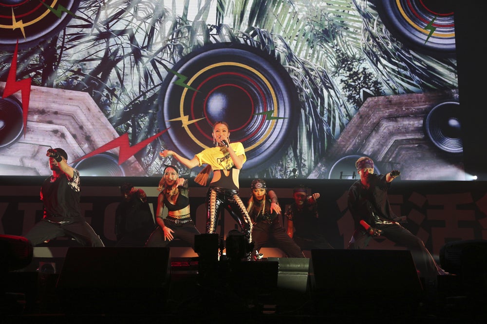 「KICK THE CAN CREW 復活祭」倖田來未／撮影:岸田哲平＆中河原理英