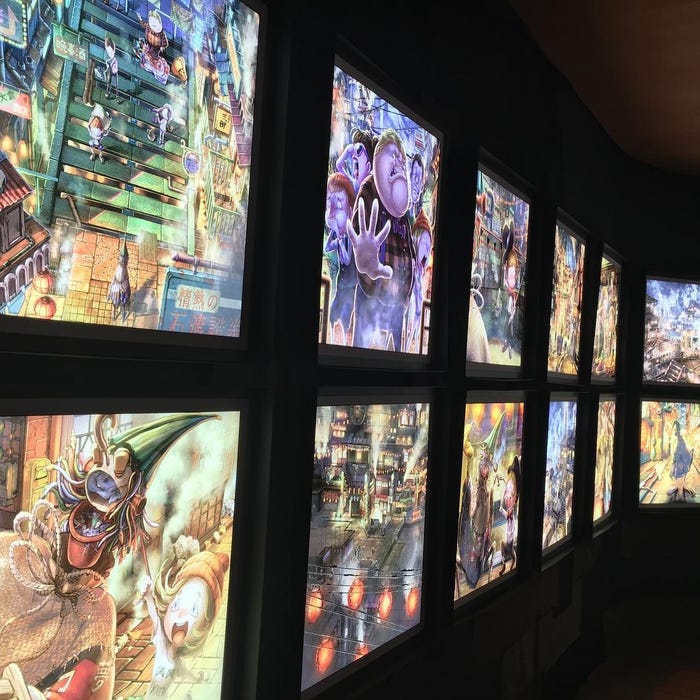 プペル光る絵展(提供写真)