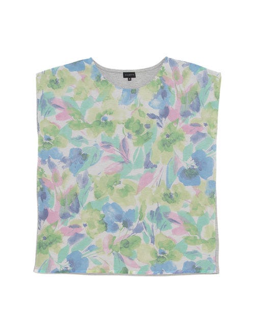 フロントフラワーシフォンプルオーバー「TALBOTS」6,480円(税込)/画像提供:TALBOTS