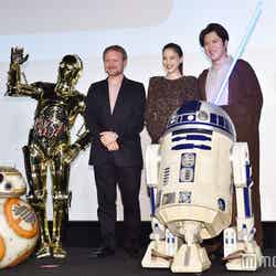 BB-8、C-3PO、ライアン・ジョンソン監督、河北麻友子、尾上松也、R2-D2（C）モデルプレス