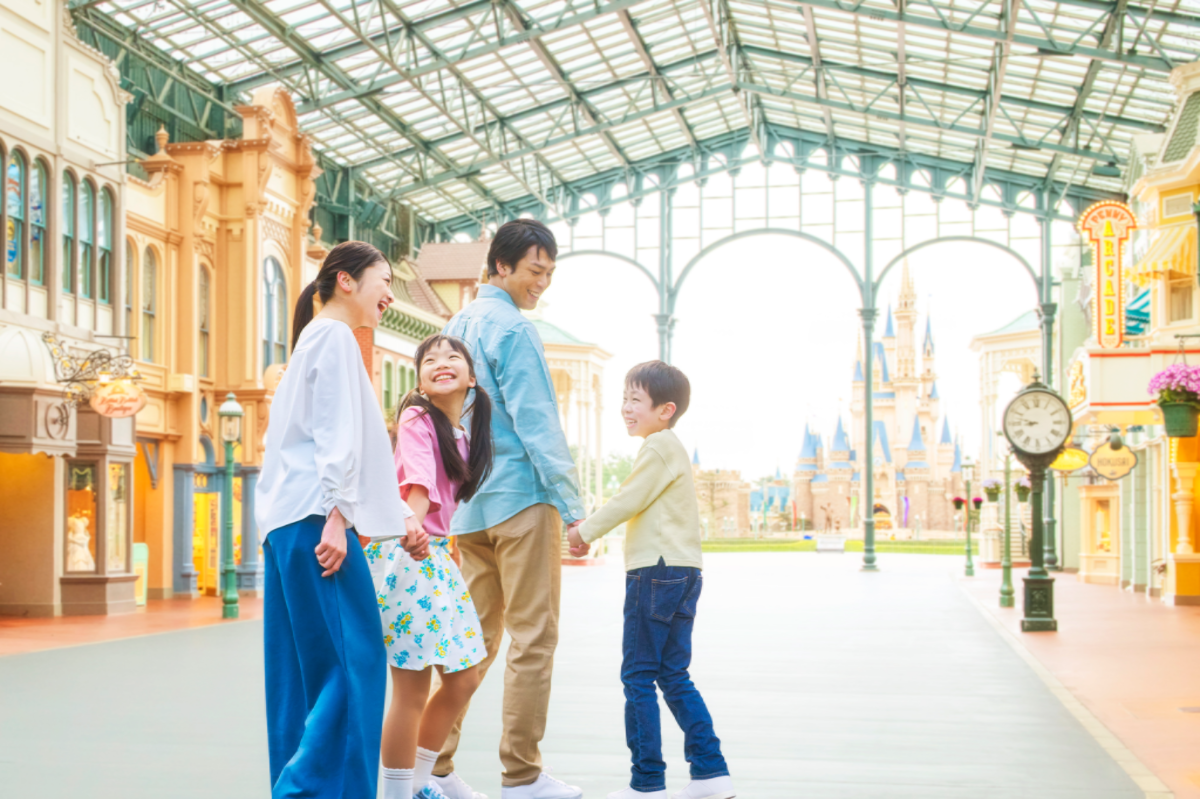 「ハッピーエントリー」東京ディズニーランドでの利用イメージ画像