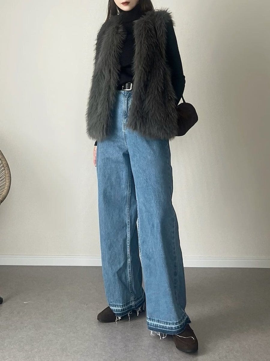 ワイドデニムコーデ2