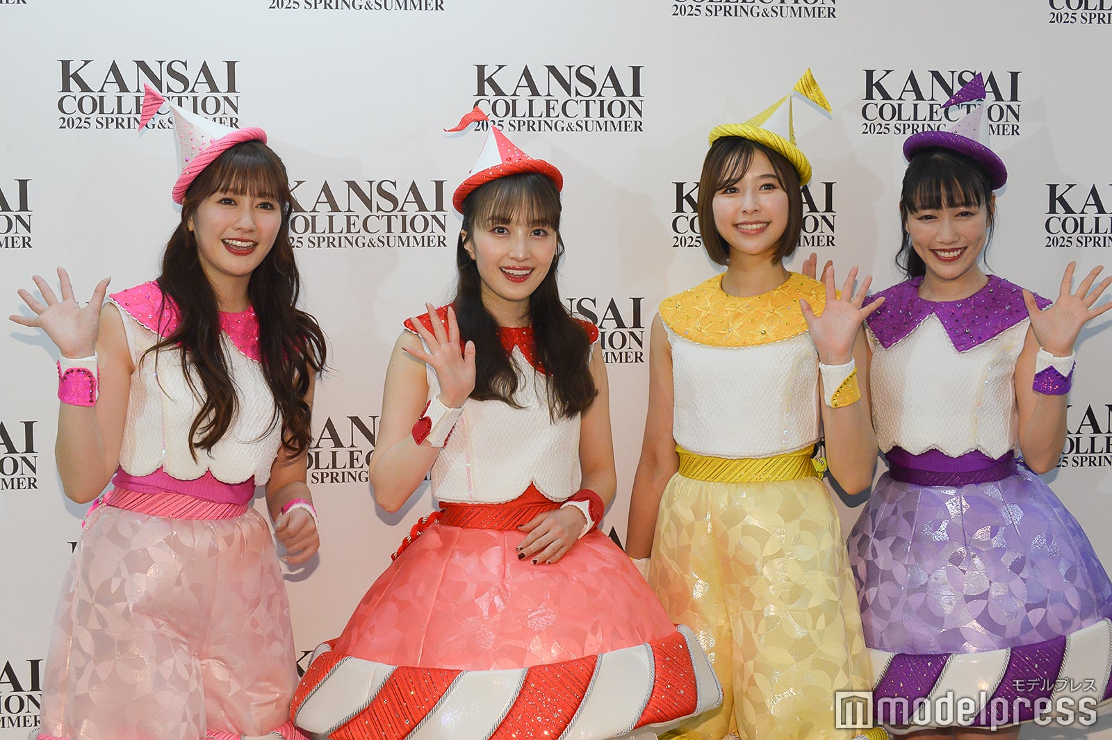 （左から）佐々木彩夏、百田夏菜子、玉井詩織、高城れに（C）モデルプレス