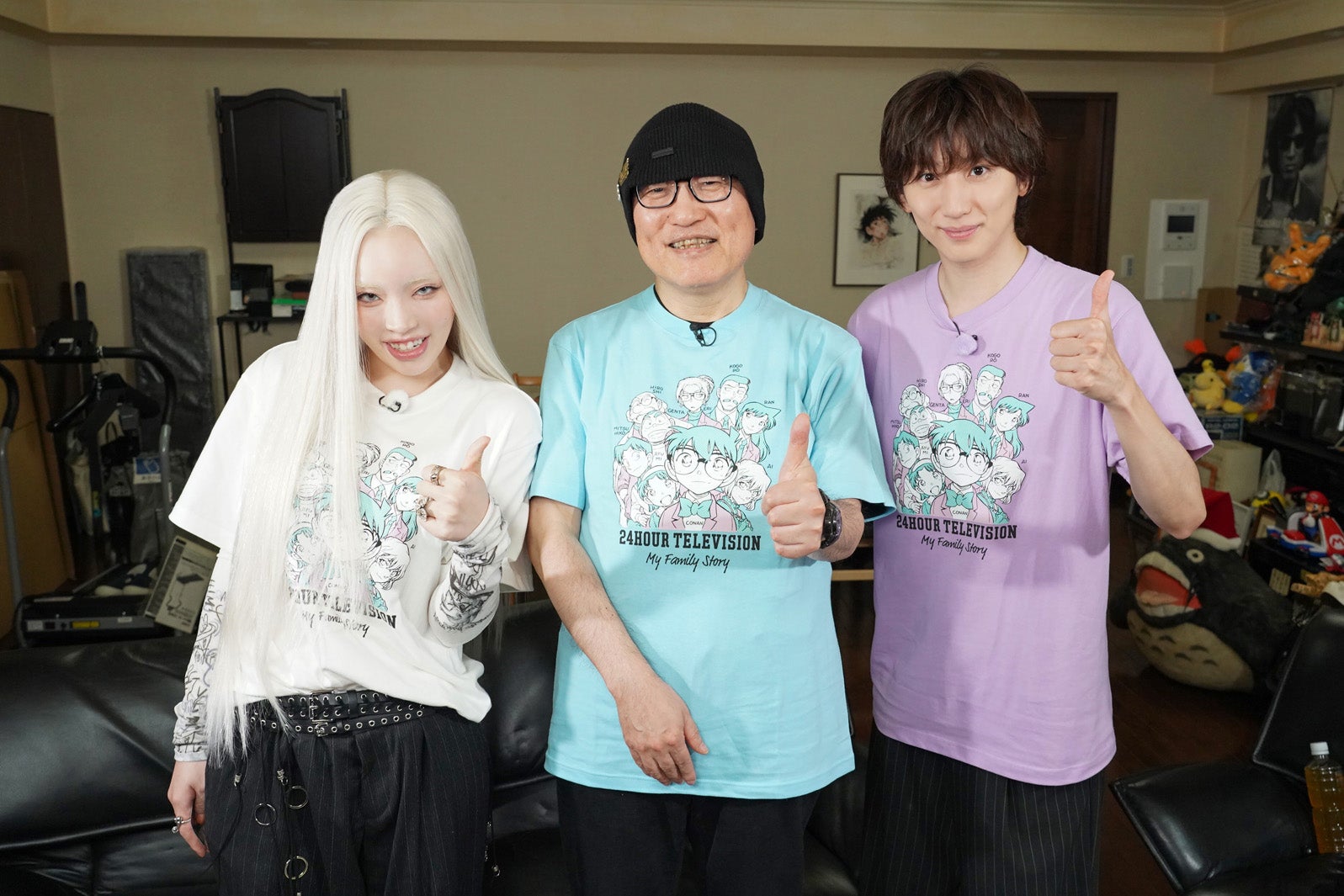ちゃんみな＆SixTONES京本大我「名探偵コナン」作者に夢のインタビュー「24時間テレビ」チャリＴシャツデザイン2年連続担当 情報番組で放送予定