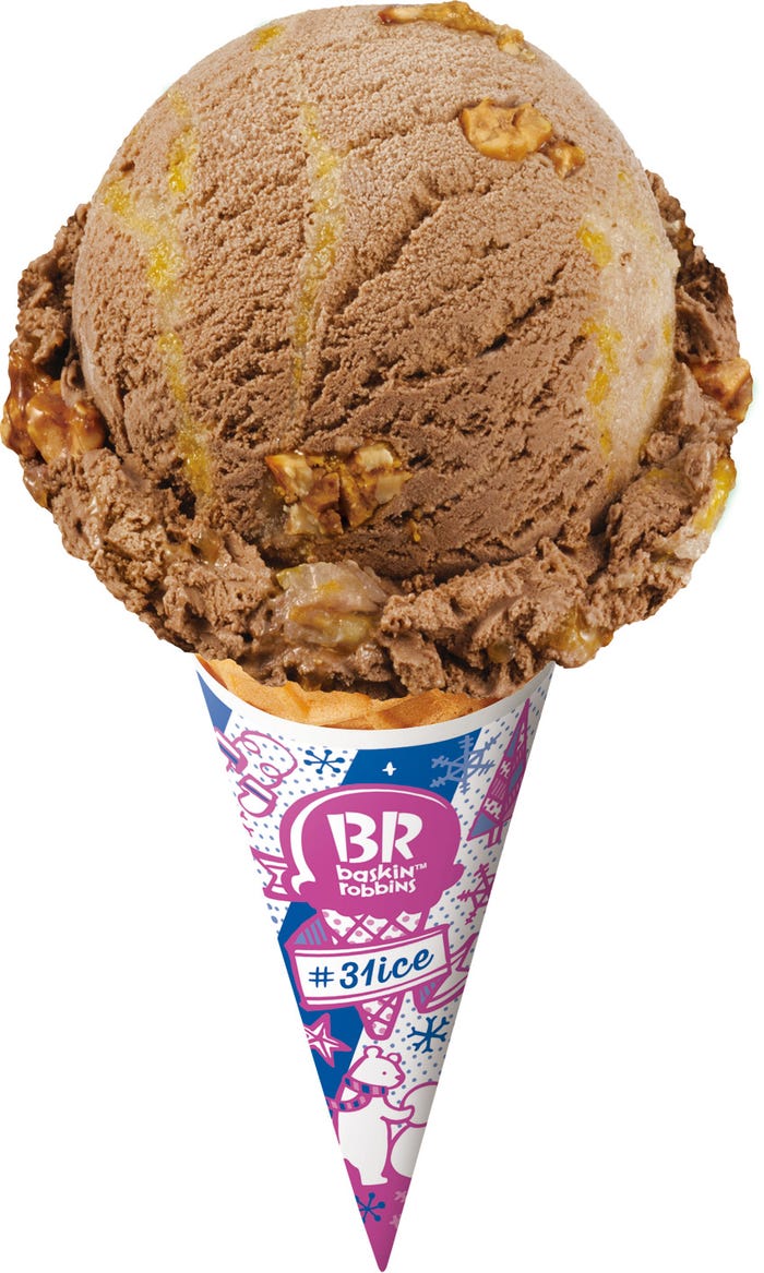 チョコレートオレンジヘーゼルナッツ/画像提供:サーティワン アイスクリーム