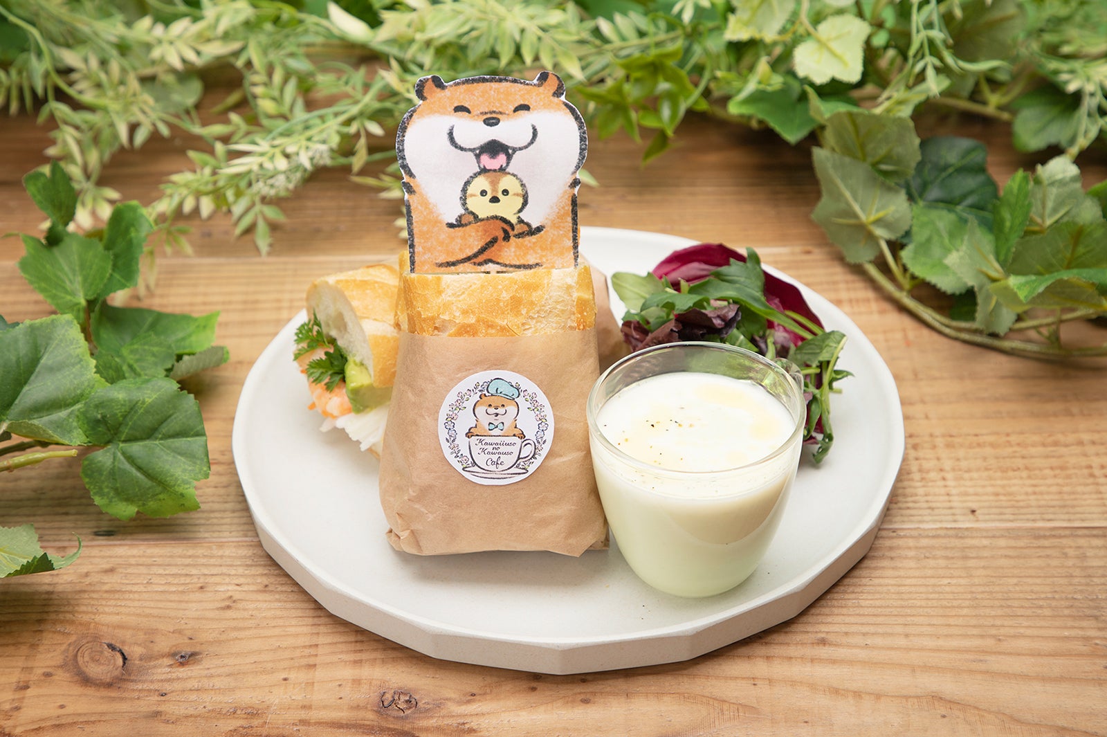 パンでだっこだぬ♪プレート1,390円（C）Lommy