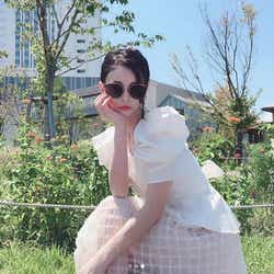 モデルプレス - ダレノガレ明美「小さすぎる」サングラスで際立つ小顔に驚きの声