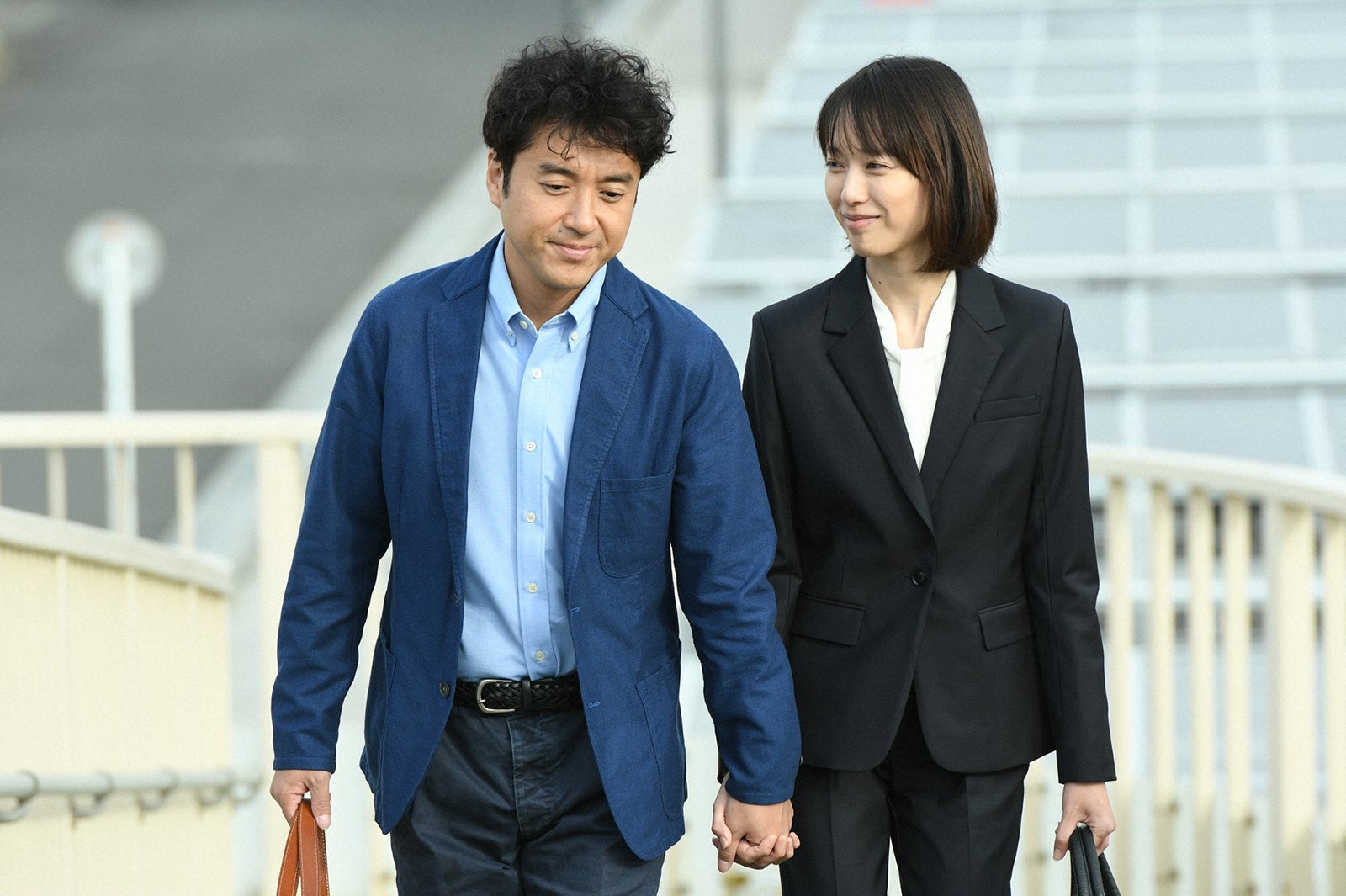 ムロツヨシ、戸田恵梨香／「大恋愛～僕を忘れる君と」第7話より（C）TBS