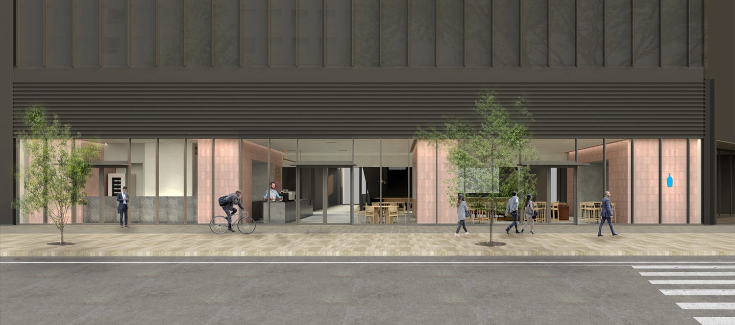 「ブルーボトルコーヒー 名古屋栄カフェ」中日ビル内に誕生 限定スイーツ「プリン・ア・ラ・モード」も登場