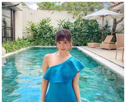 エンリケ「妊娠した?」の声にコメント 水着姿で美ボディ披露