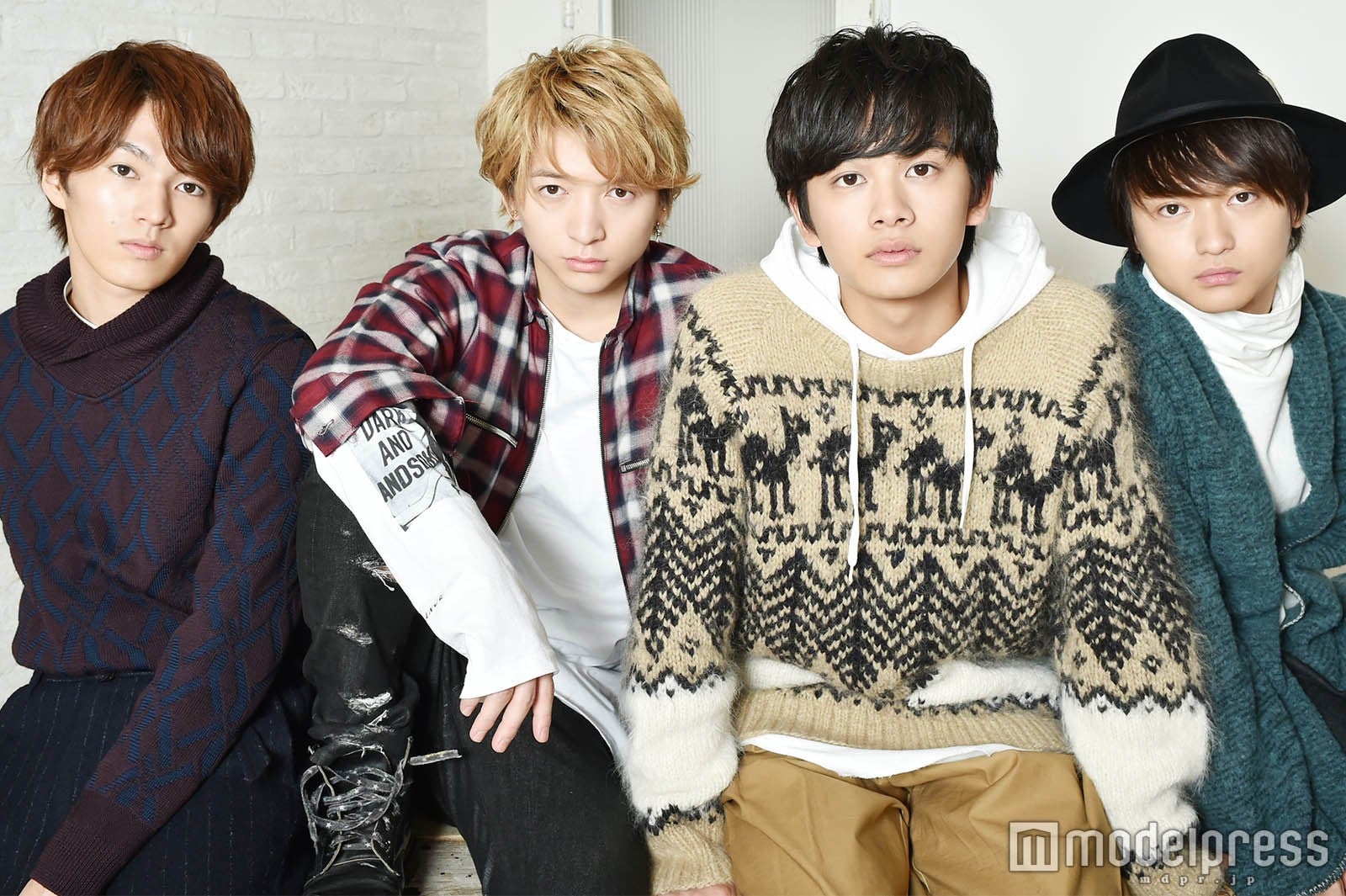 モデルプレスのインタビューに応じたDISH//（左から）MASAKI、RYUJI、TAKUMI、To-i （C）モデルプレス
