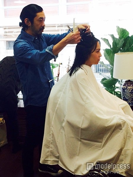 鈴木サチ／ヘアカット：air朝日