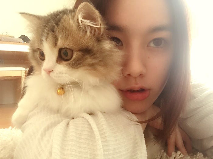 筧美和子とぽんず/画像提供:所属事務所