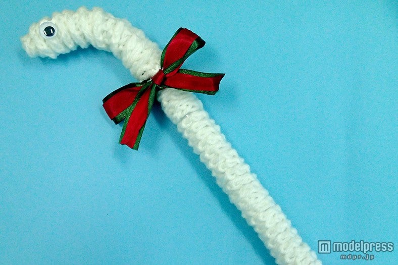 ちょっぴりワークショップ「光る☆クリスマス“ぎょ”スティック作品イメージ／画像提供：新江ノ島水族館