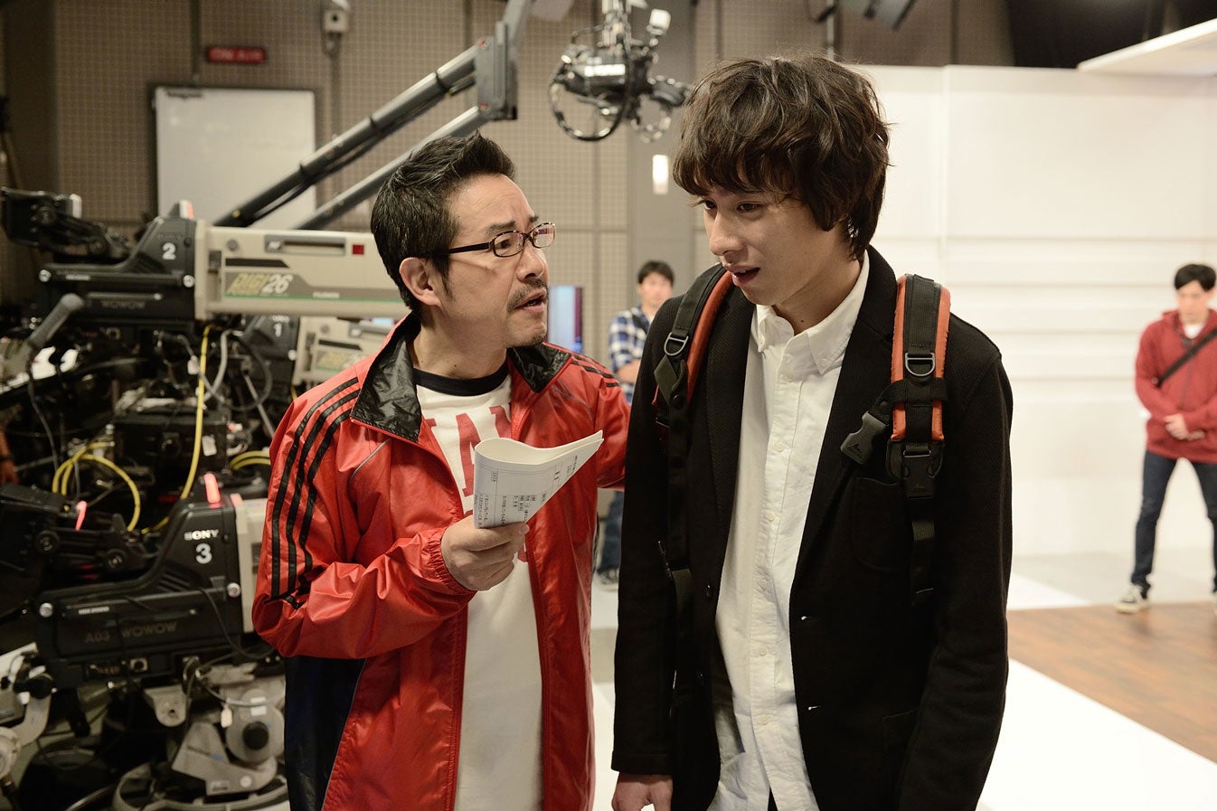 田口トモロヲ、落合モトキ（提供写真）