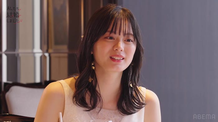 紺野彩夏/「私たち結婚しました4」(C)AbemaTV, Inc.