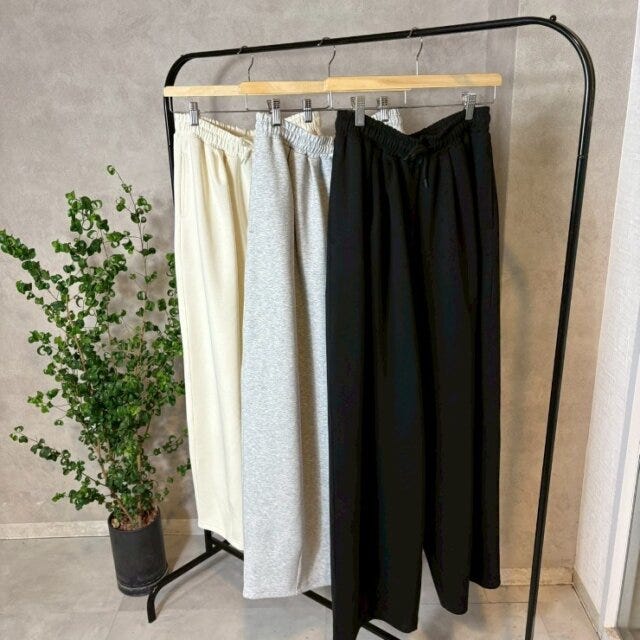 2025しまむらレディース大人女性おすすめタックスウェットバレルパンツ