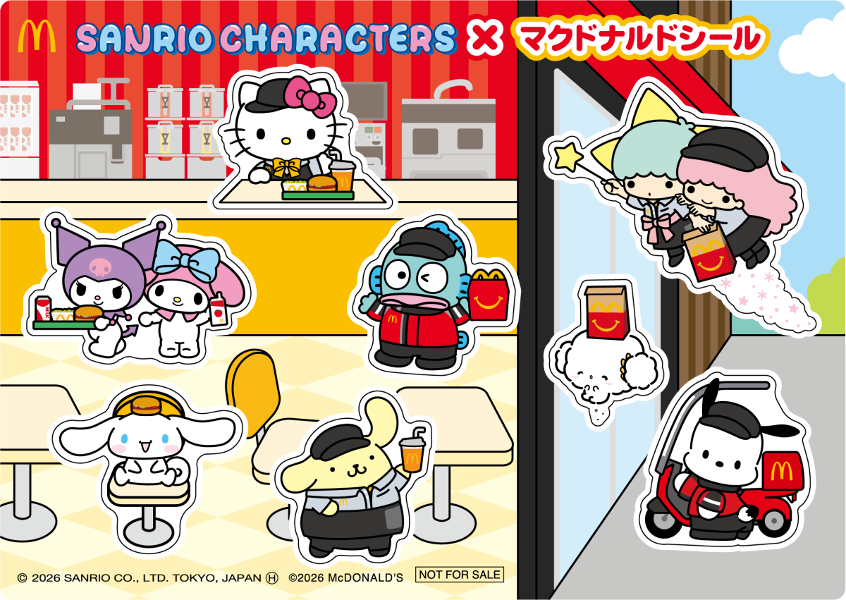 01【サンリオキャラクターズ×マクドナルドオリジナルシール】