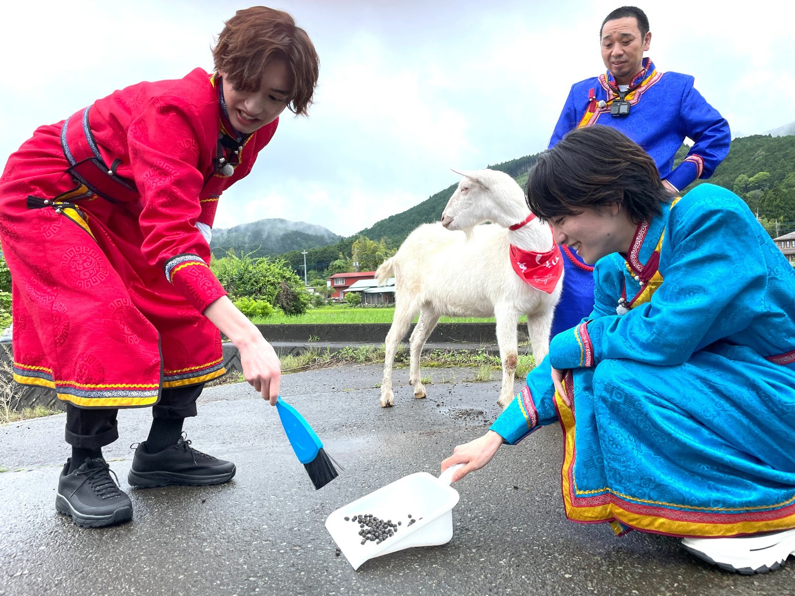道枝駿佑、ポポ、大悟、板垣李光人（C）テレビ東京