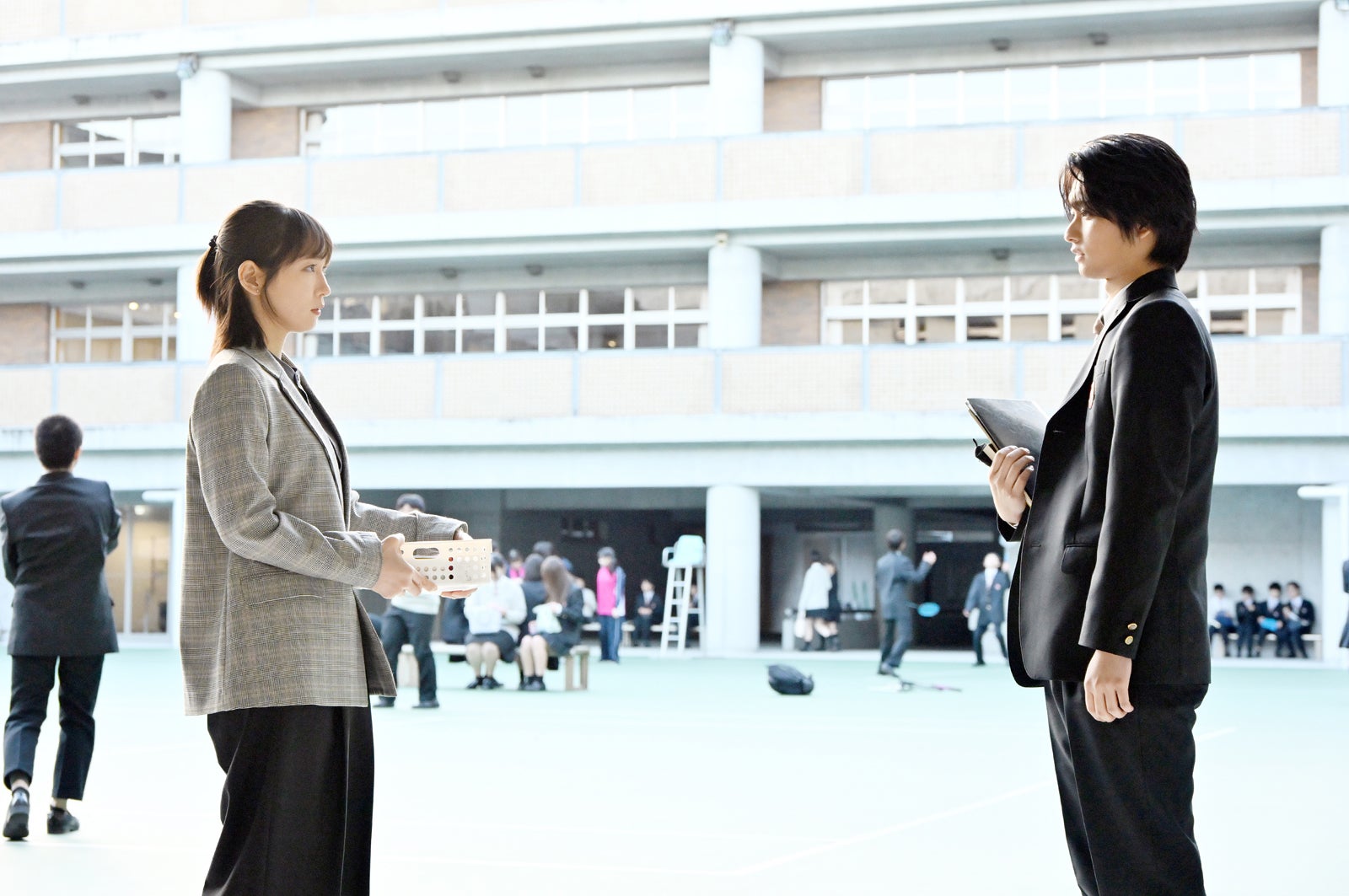 吉岡里帆、奥平大兼「御上先生」第5話（C）TBS