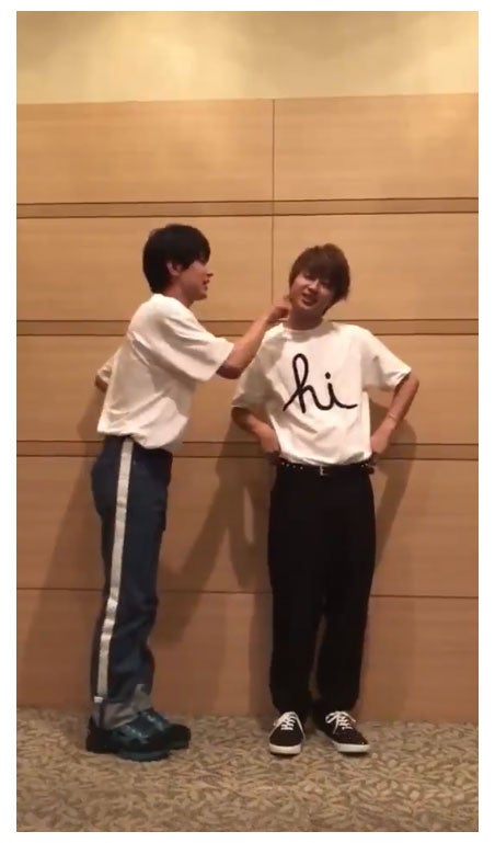 Nissy（西島隆弘）＆吉沢亮、ほっぺつんつんに手繋ぎ…可愛すぎる“トリコダンス”が「尊い」「最高に目の保養」と話題に