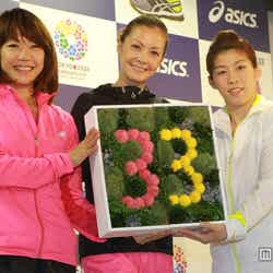 (左から)高橋尚子、土屋アンナ、吉田沙保里