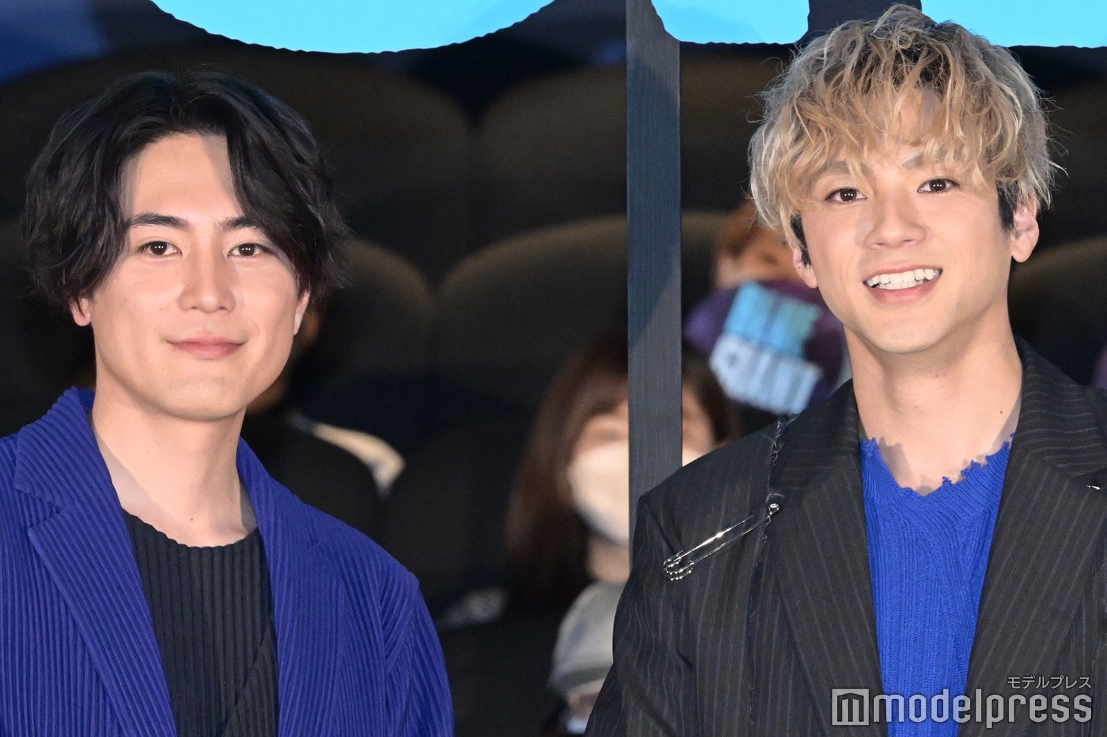 映画『BLUE GIANT』初日舞台挨拶に出席した間宮祥太朗、山田裕貴 （C）モデルプレス