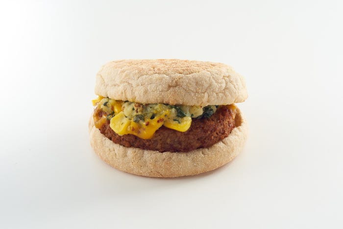 スピナッチコーン&ソイパティ イングリッシュマフィン<持ち帰りの場合>¥432 <店内利用の場合>¥440/画像提供:スターバックス コーヒー ジャパン