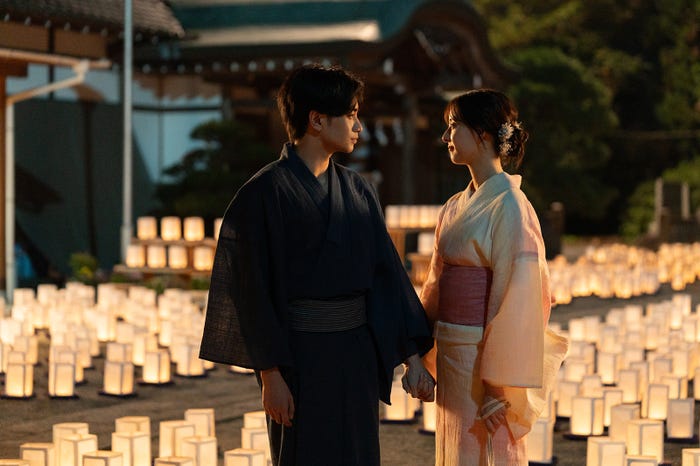 中島健人、新木優子/Netflixシリーズ「SとX」(提供写真)