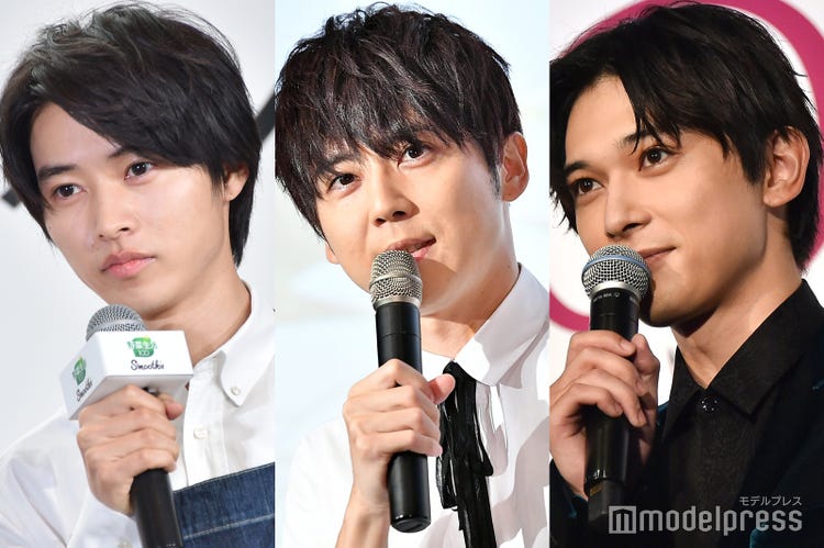 梶裕貴 山崎賢人 吉沢亮 顔面偏差値高すぎる 3ショットが話題 モデルプレス 梶裕貴 山崎賢人 吉沢亮 顔面偏差値高すぎる 3ショットが話題 モデルプレス