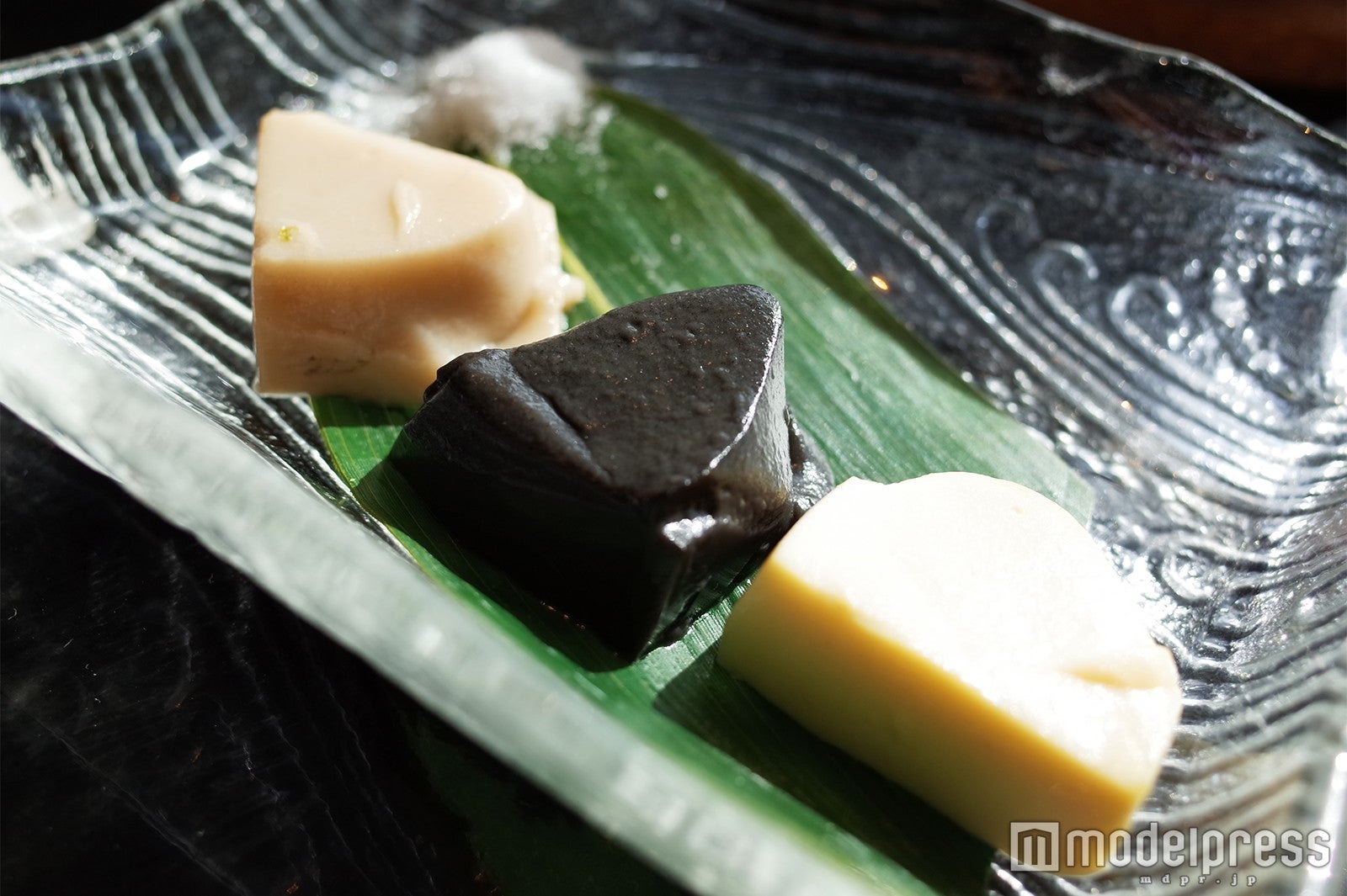 そのままで美味しい3種の濃厚豆腐盛り合わせ￥650（C）モデルプレス